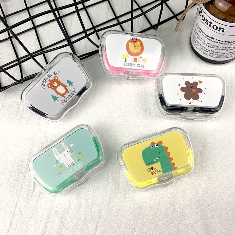 Cute Cartoon Colored Contact Lens Case Secondary image