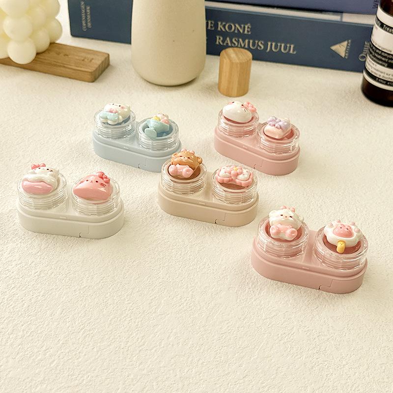 Cute Cartoon Colored Contact Lens Case - BEAUEYE (UK) Main image