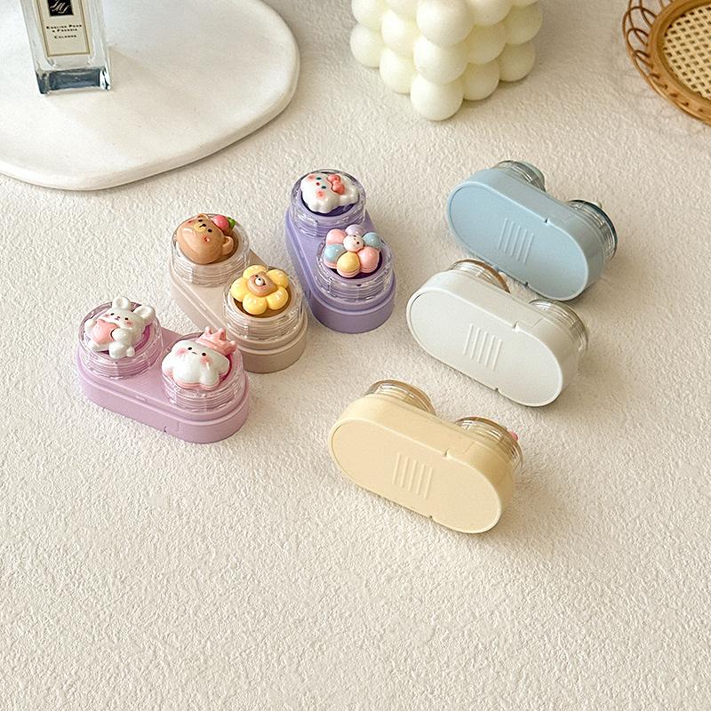 Cute Cartoon Colored Contact Lens Case - BEAUEYE (UK)