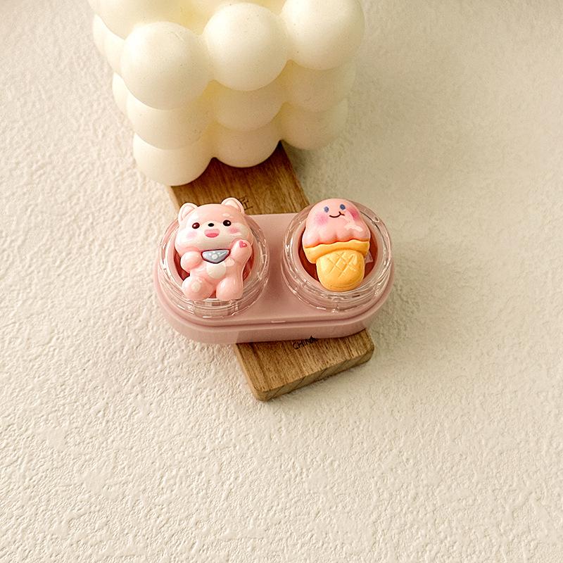Cute Cartoon Colored Contact Lens Case - BEAUEYE (UK)