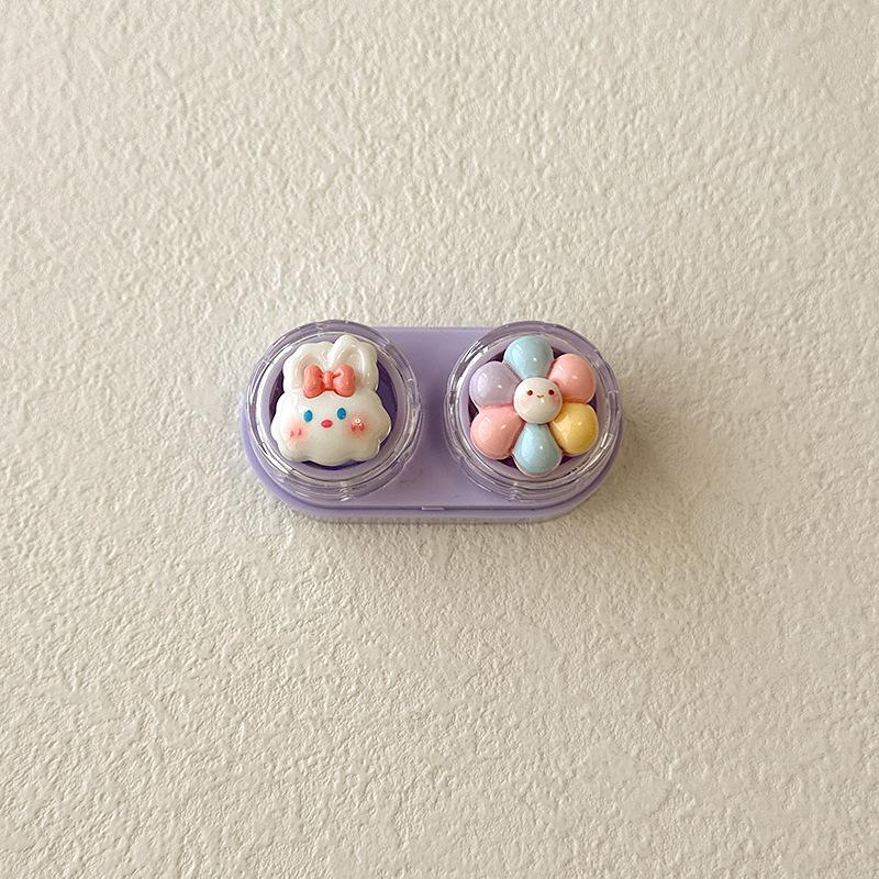 Cute Cartoon Colored Contact Lens Case - BEAUEYE (UK)