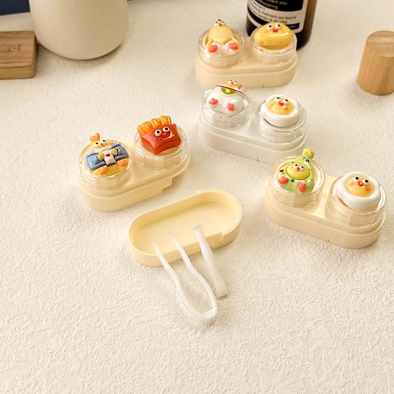 Cute Cartoon Colored Contact Lens Case - BEAUEYE (UK)