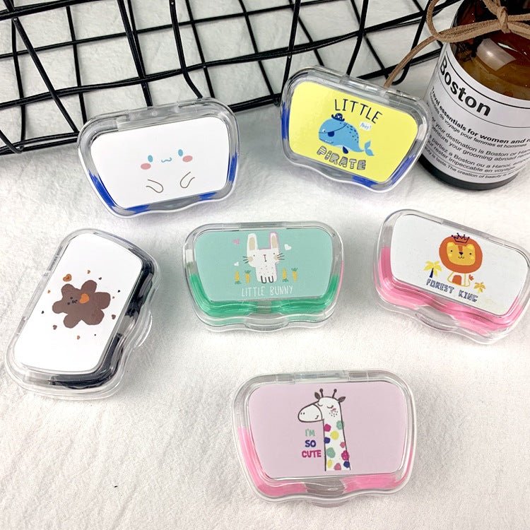 Cute Cartoon Colored Contact Lens Case - BEAUEYE (UK) Main image
