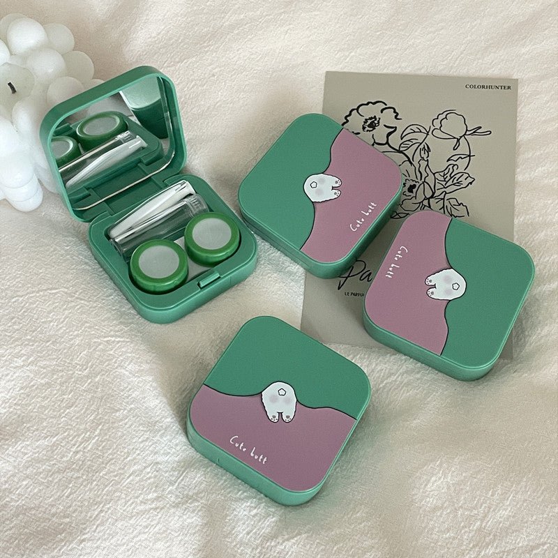 Cute Cartoon Design Colored Contact Lens Case - BEAUEYE (UK)