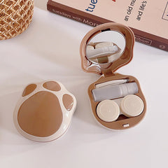 Cute Cat's Paw Colored Contact Lens Case - BEAUEYE (UK)