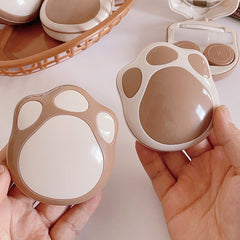 Cute Cat's Paw Colored Contact Lens Case - BEAUEYE (UK)