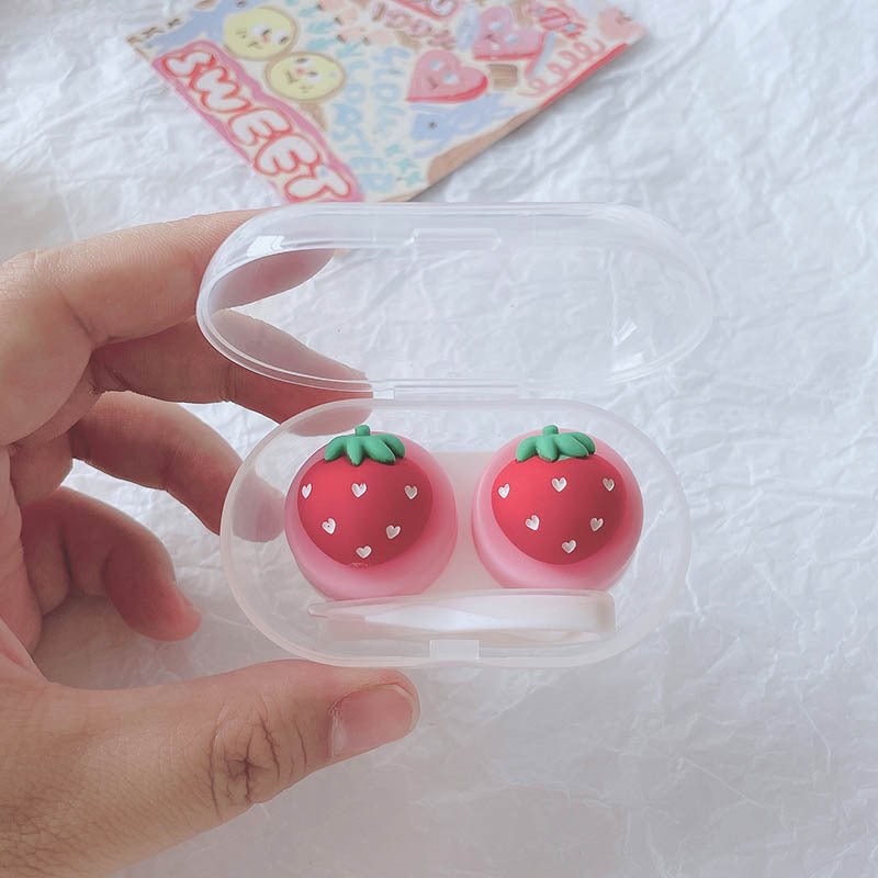 Cute Fruit Colored Contact Lens Case - BEAUEYE (UK)