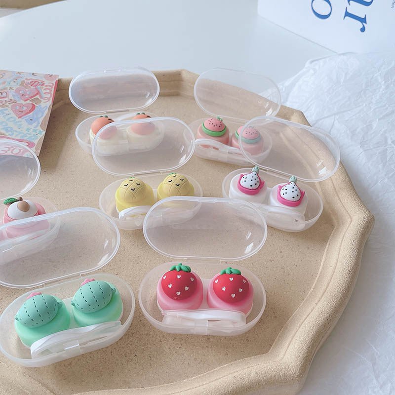 Cute Fruit Colored Contact Lens Case - BEAUEYE (UK)
