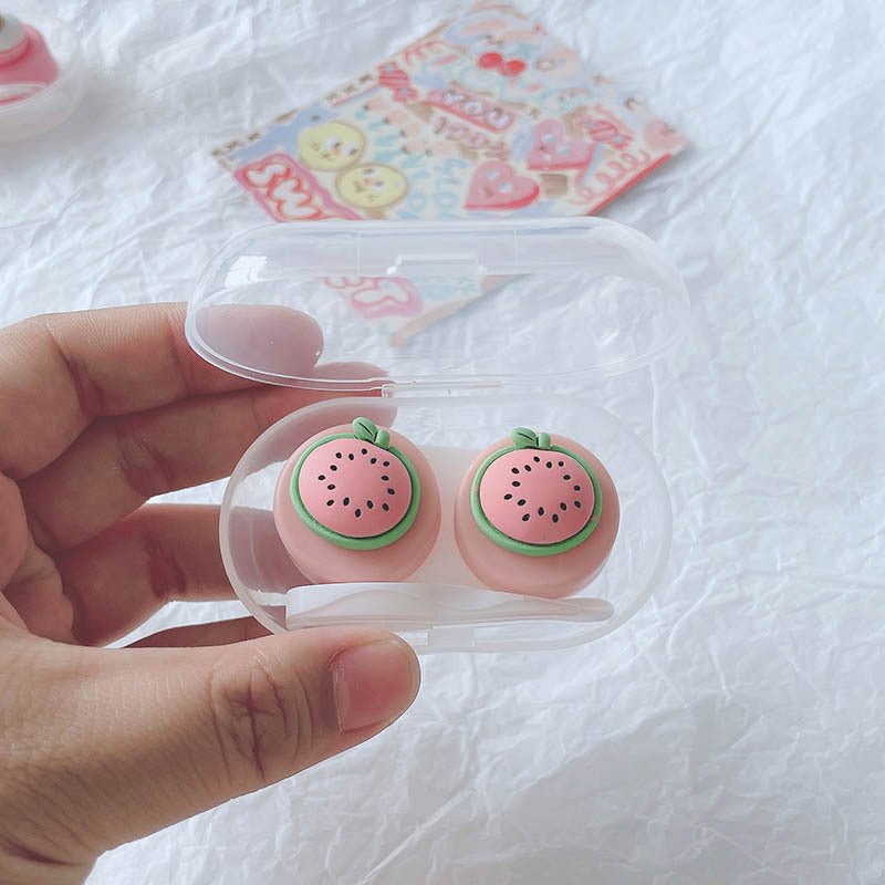 Cute Fruit Colored Contact Lens Case - BEAUEYE (UK)