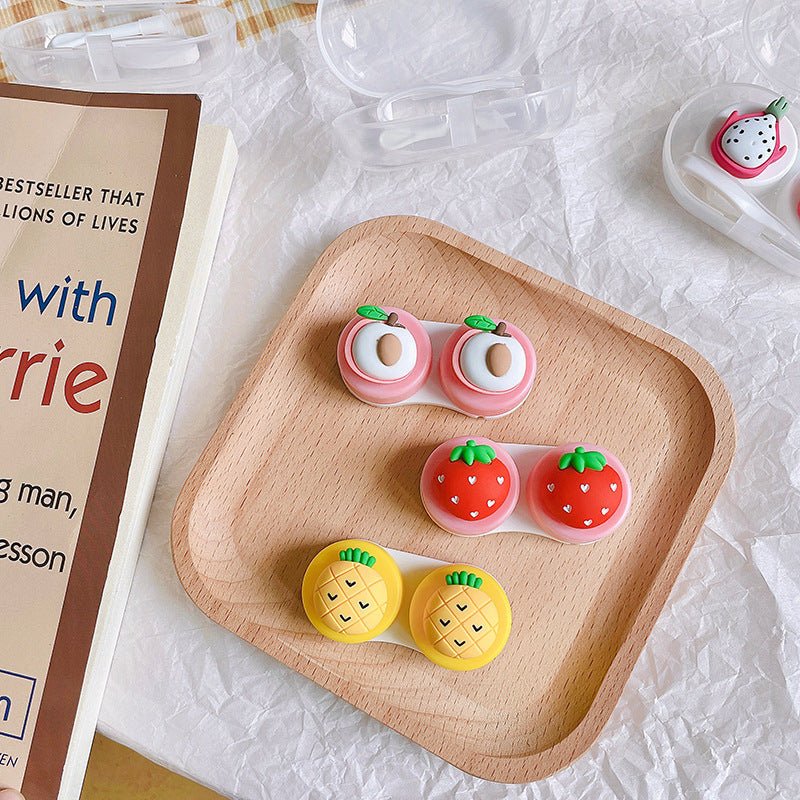 Cute Fruit Colored Contact Lens Case - BEAUEYE (UK)