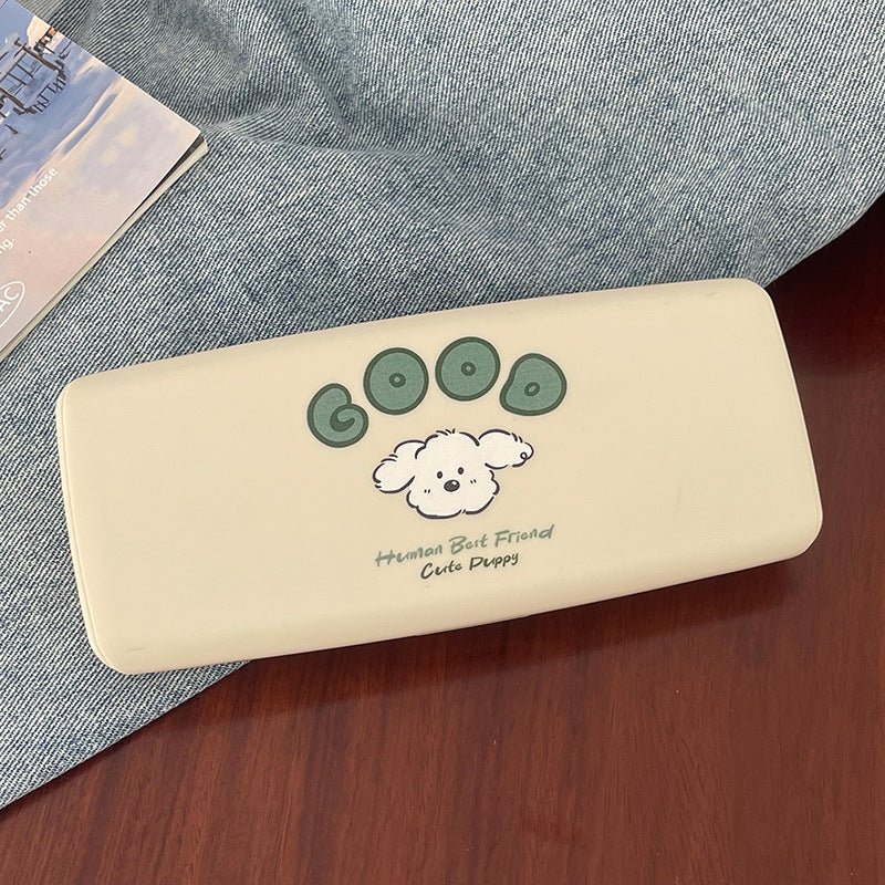 Cute Puppy Thickened Colored Contact Lens Case - BEAUEYE (UK)