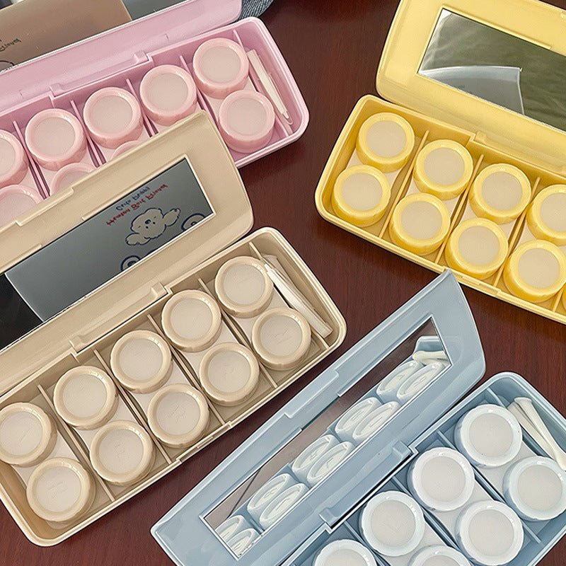 Cute Puppy Thickened Colored Contact Lens Case - BEAUEYE (UK)