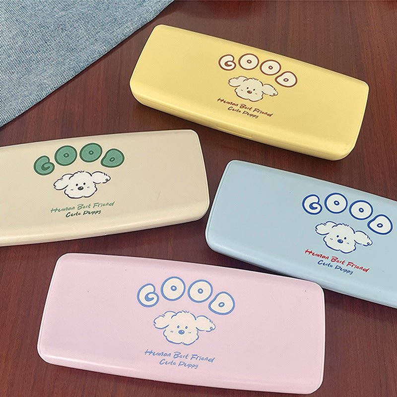 Cute Puppy Thickened Colored Contact Lens Case - BEAUEYE (UK)