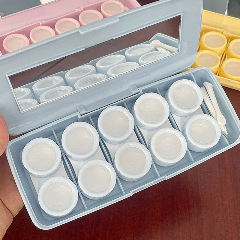 Cute Puppy Thickened Colored Contact Lens Case - BEAUEYE (UK)