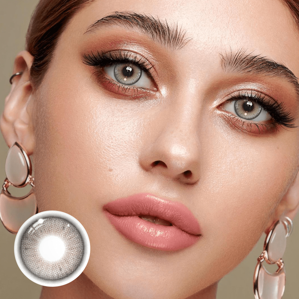 Cynthia Incredible Gray Coloured Contact Lenses Secondary image