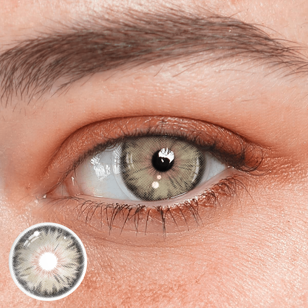 Cyrene Brown Coloured Contact Lenses - BEAUEYE (UK) Main image