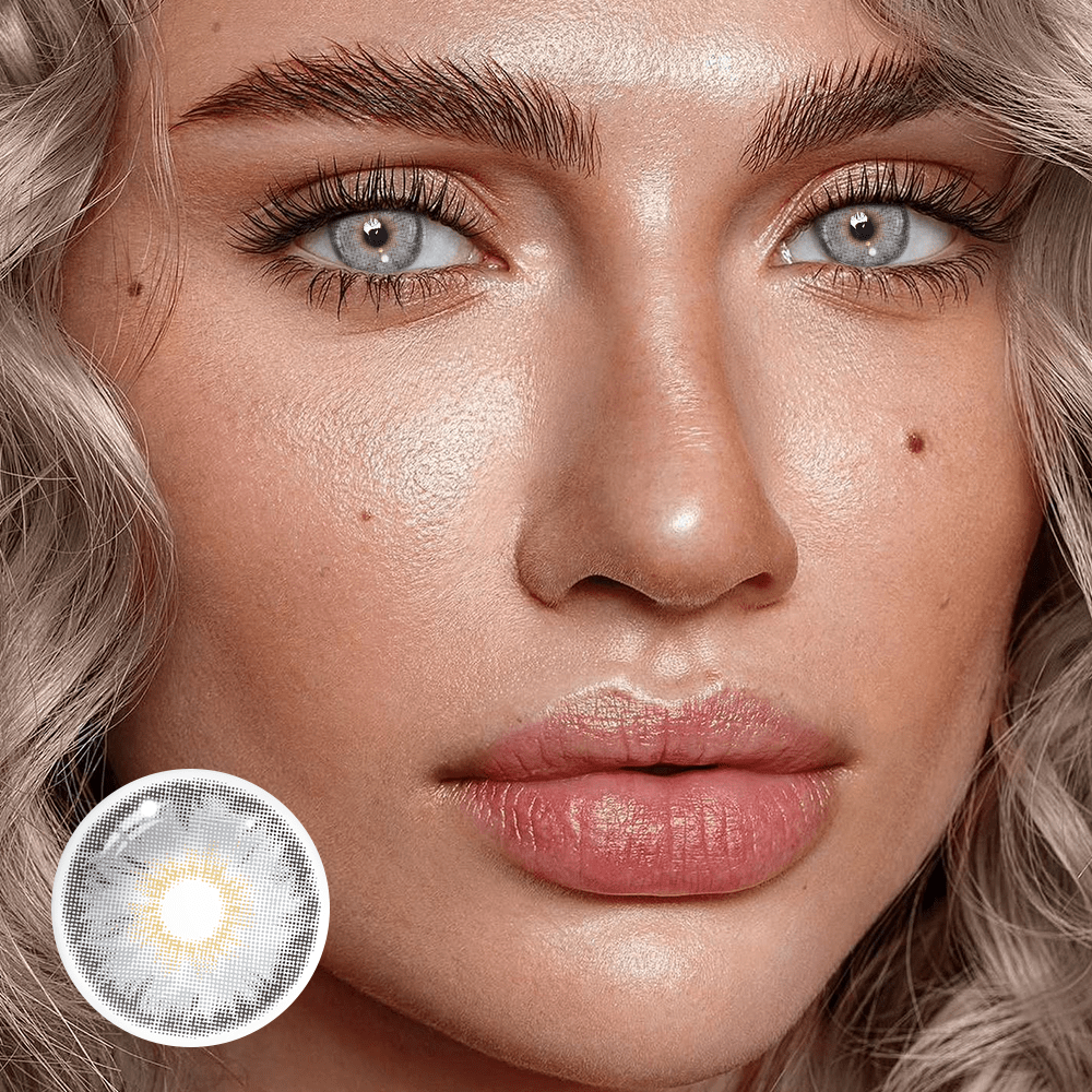 Cyrene Gray Coloured Contact Lenses - BEAUEYE (UK) Main image