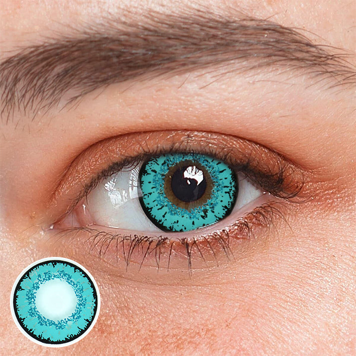 Cosplay Queen Light Blue Colored Contact Lenses