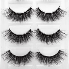 3D Glan 5 Piece Bomb Mink Hair Eyelashes