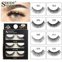 3D Cat Eye 10 Piece Mink Hair Eyelashes