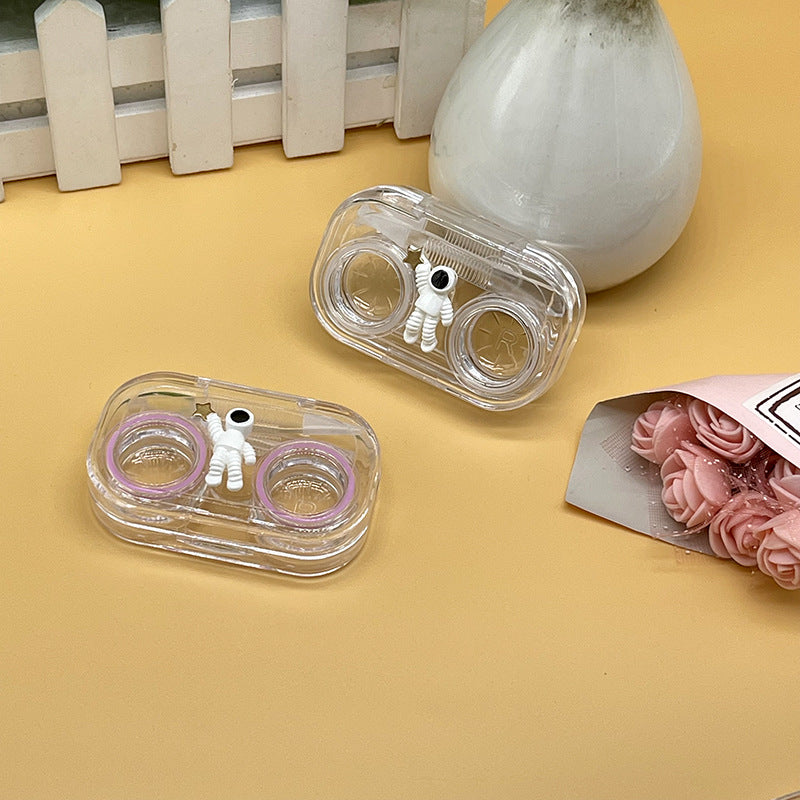 Astronaut Colored Contact Lens Case