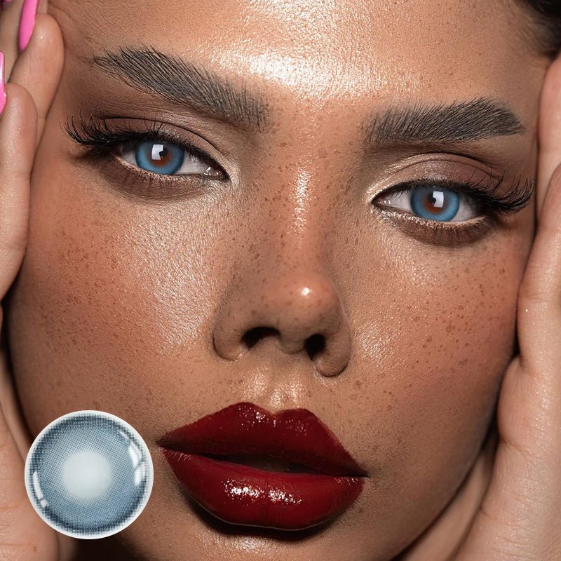 Daiquiri Blue Coloured Contact Lenses - BEAUEYE (UK) Main image