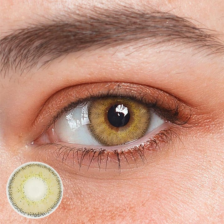 Danica Amande Brown Coloured Contact Lenses - BEAUEYE (UK)