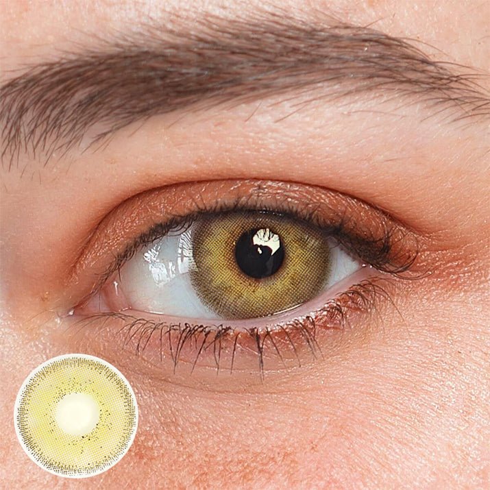 Danica Lava Orange Coloured Contact Lenses - BEAUEYE (UK)