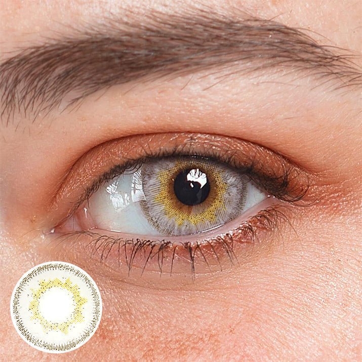 Danica Sand Gray Coloured Contact Lenses - BEAUEYE (UK) Main image