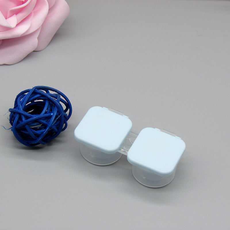 Portable Press Colored Contact Lens Case