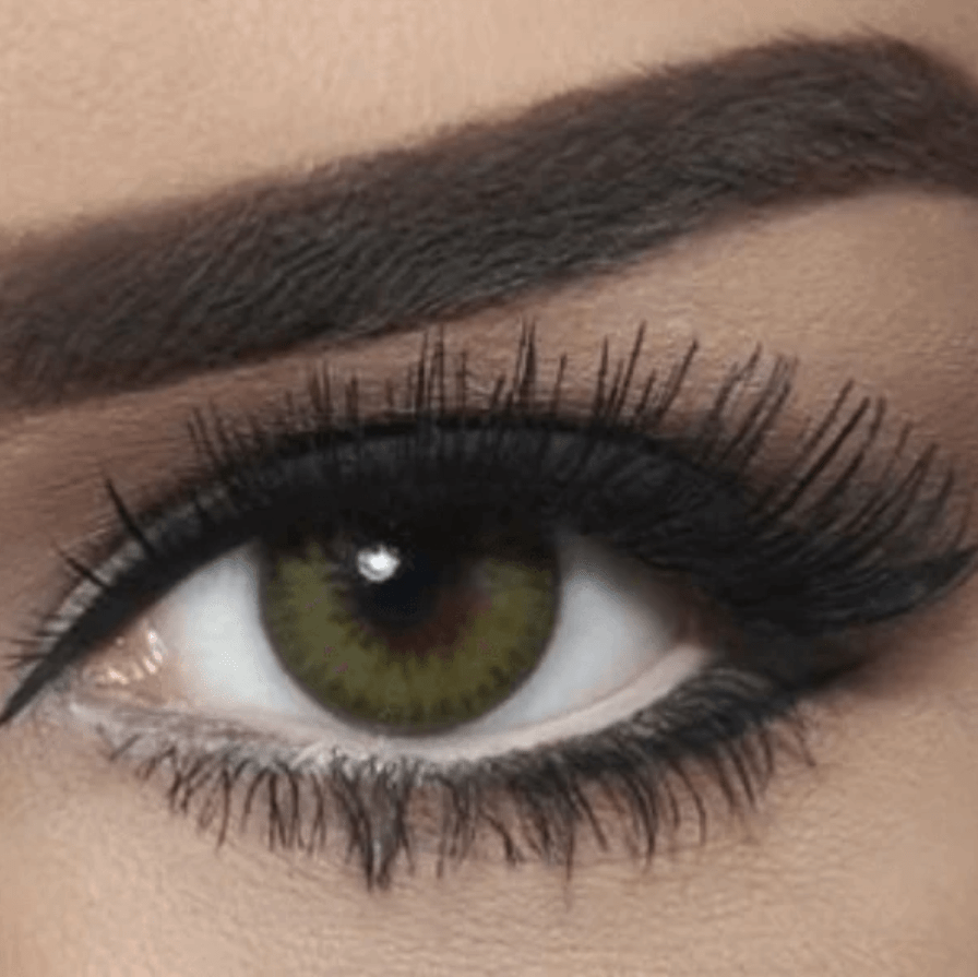 DIAMOND Caribbean Green Coloured Contact Lenses Secondary image