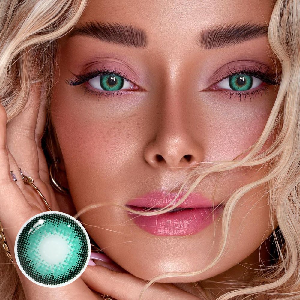 DIAMOND Gray Green  Coloured Contact Lenses Secondary image