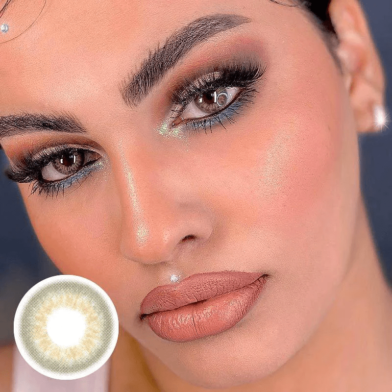DNA Taylor Brown Daily (10 Pcs) Coloured Contact Lenses Secondary image