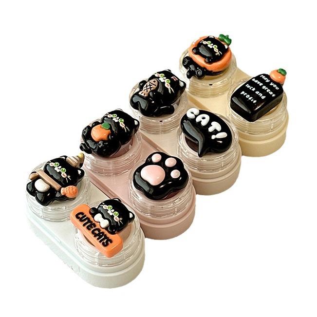 Drawing Cartoon Bear Colored Contact Lens Case - BEAUEYE (UK)