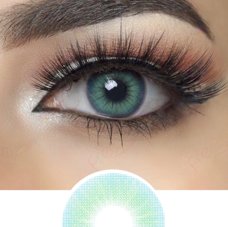 Narural Sky Blue Colored Contact Lenses