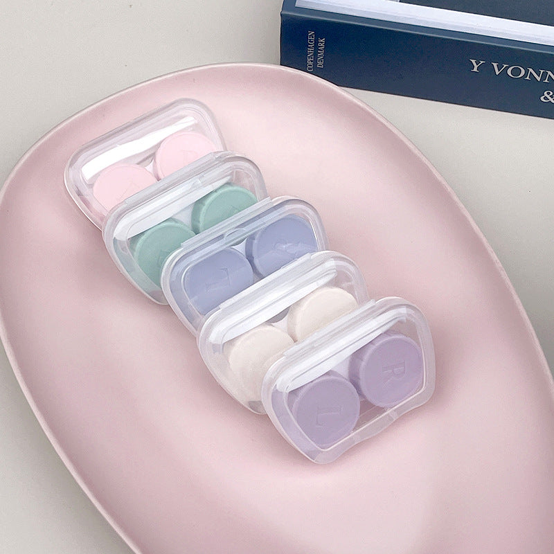 Small Portable Colored Contact Lens Case