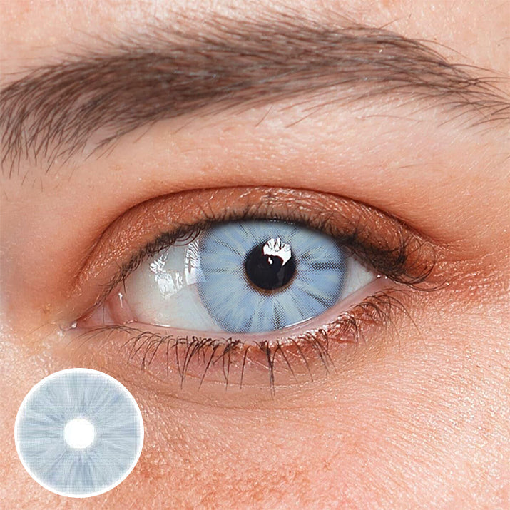 Clover Blue Prescription Coloured Contact Lenses Main image
