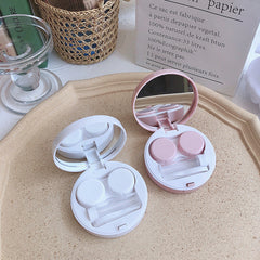 Simple Line Colored Contact Lens Case