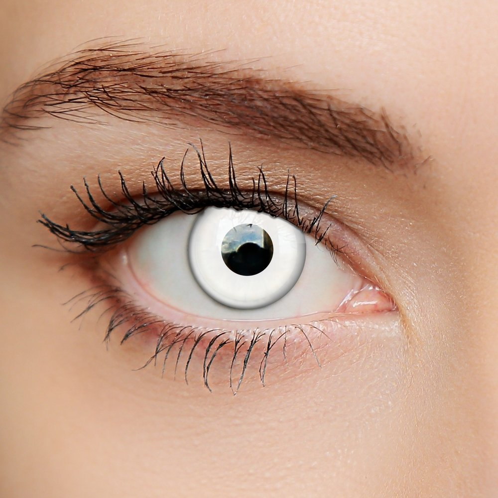 Circle Block White block Coloured Contact Lenses Main image