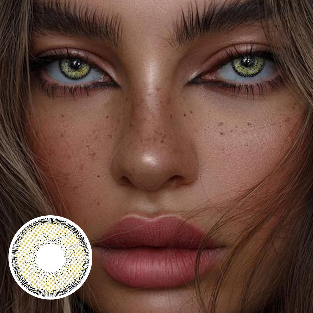 Natural Colors AMBAR BROWN Colored Contact Lenses