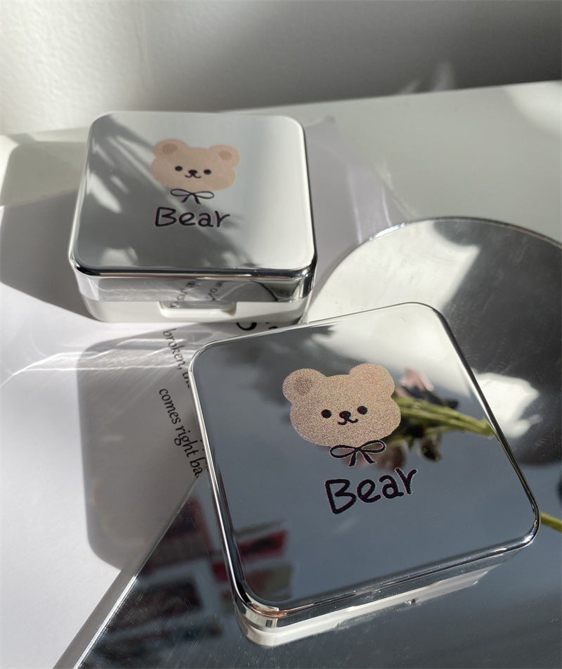 Lovely Bear Colored Contact Lens Case