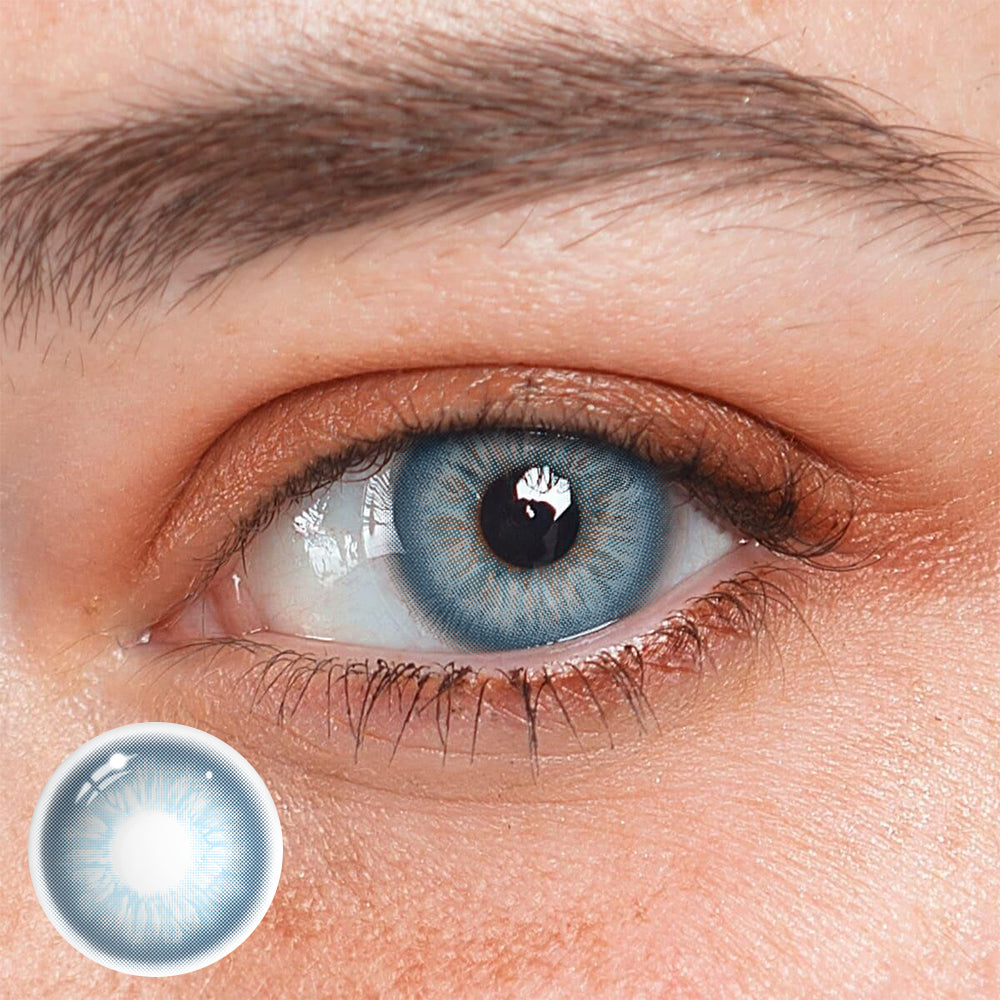 Celeste Blue Prescription Coloured Contact Lenses Main image