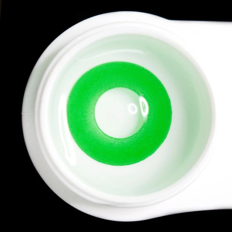 Halloween Greenout Colored Contact Lenses