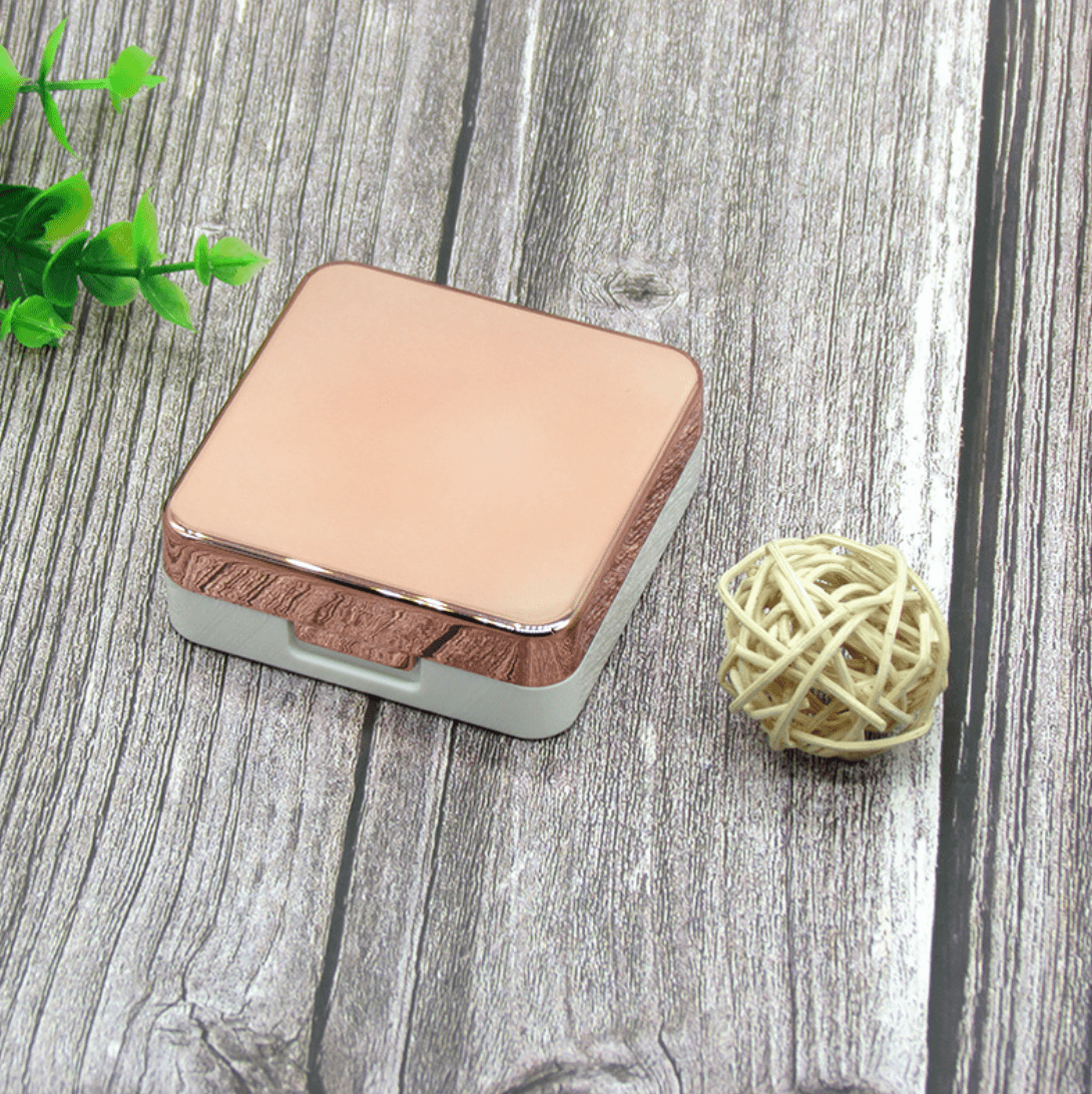 Electroplated Square Multicolor Colored Contact Lens Case - BEAUEYE (UK)