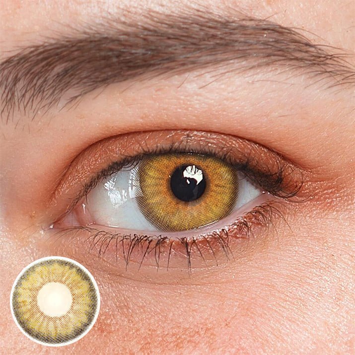 Elida Hazel Coloured Contact Lenses - BEAUEYE (UK) Main image