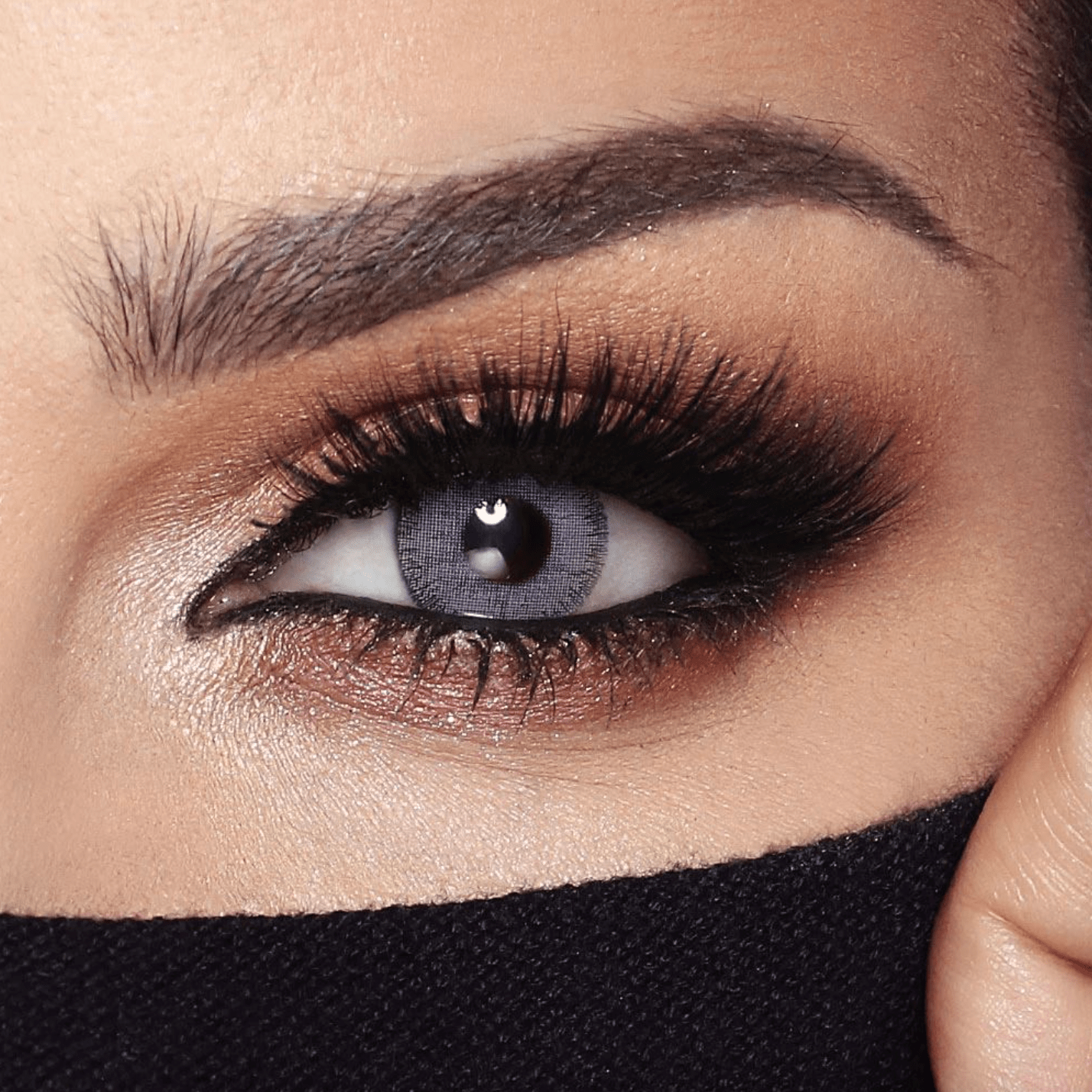 Elite LILA GRAY Coloured Contact Lenses Secondary image