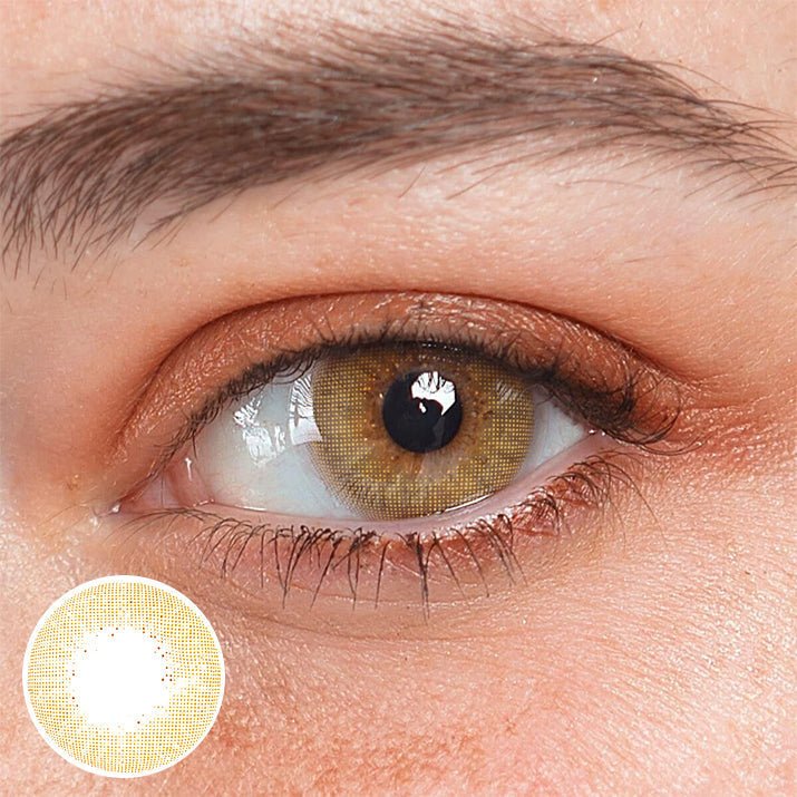 Estella Mocha Brown Coloured Contact Lenses Secondary image
