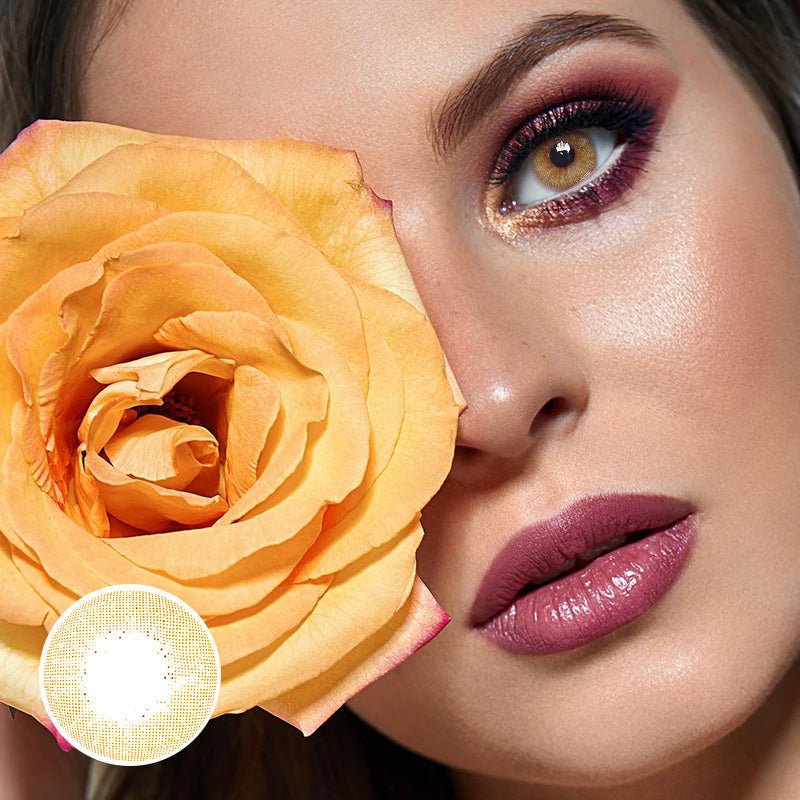 Estella Mocha Brown Coloured Contact Lenses - BEAUEYE (UK) Main image