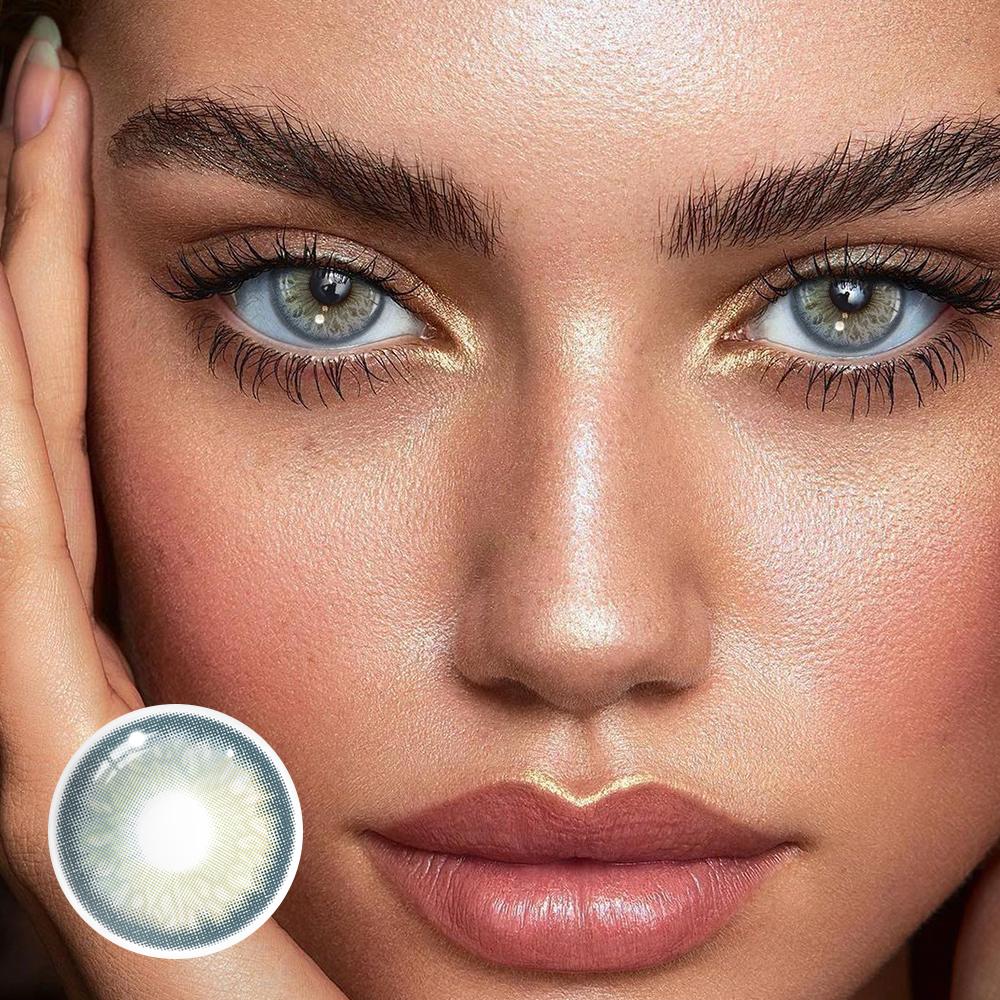 Etoile Blue Coloured Contact Lenses Secondary image