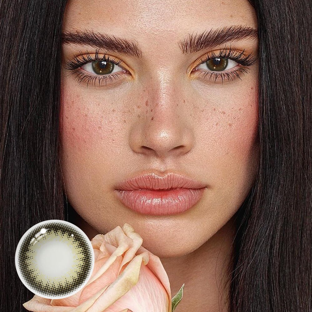 Etoile Brown Prescription Coloured Contact Lenses Secondary image